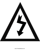 Danger High Voltage Graphic
