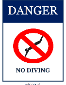 Danger No Diving