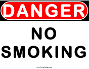 Danger No Smoking 2