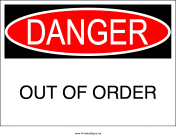 Danger Out Of Order