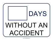 Days Without Accident