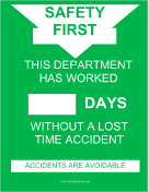Department Accident Record