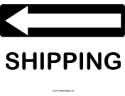 Directions Shipping Left