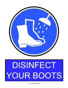 Disinfect Boots