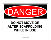 Do Not Move Ladder