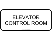 Elevator Control Room