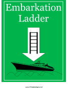 Embarkation Ladder Green