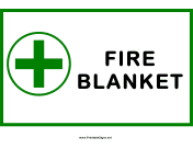 Fire Blanket Cross