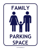 Family Parking Space