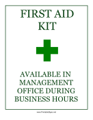 First Aid Business Hours