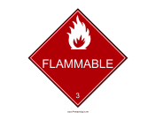 Flammable Warning