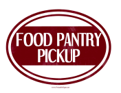 Food Pantry Pickup