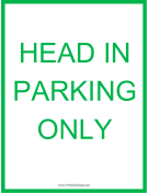 Head in Parking