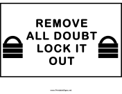 Lockout Remove All Doubt