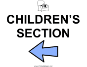Childrens Section - Left