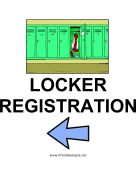 Locker Registration - Left