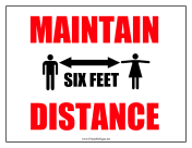 Maintain Physical Distance