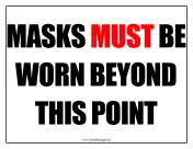 Masks Must Be Worn