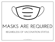 Masks Required Regardless Of Vaccination