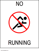 No Running
