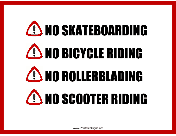 No Board Bike Blade Scooter