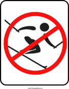 No Skiing