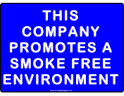 No Smoking Smoke Free Policy