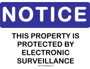 Notice Electronic Surveillance