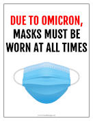 Omicron Mask Requirement