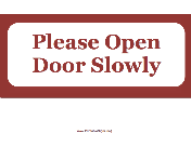 Open Door Slowly