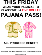 Pajama Day Fundraiser