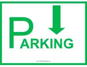 Parking Arrow Down