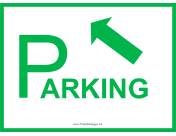 Parking Arrow Up Left