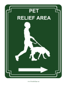 Pet Relief Area Right