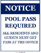 Pool Pass Required