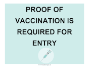 Proof Of Vaccination