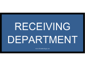 Receiving Department