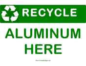 Recyclable Aluminum