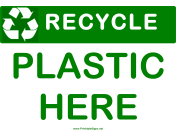 Recyclable Plastic