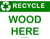Recyclable Wood