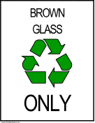 Recycle Brown Glass