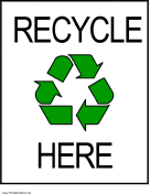 Recycle Here