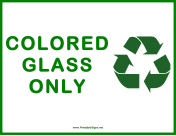 Recycle Colored Glass 2