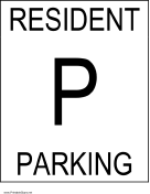 Resident Parking