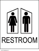 Men's and Women's Restrooms