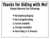Rideshare Rules