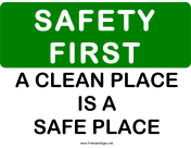 Safety Clean Place