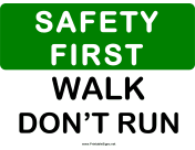 Safety Walk Dont Run 2