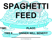 Spaghetti Feed Fundraiser