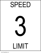 Speed Limit 3